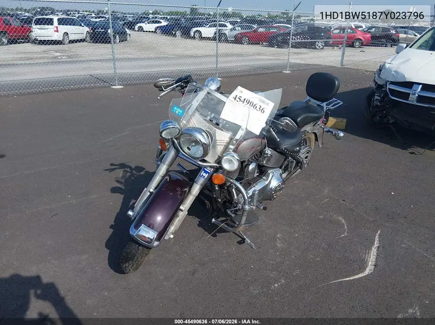 2007 Harley-Davidson Flstc VIN: 1HD1BW5187Y023796 Lot: 45490636