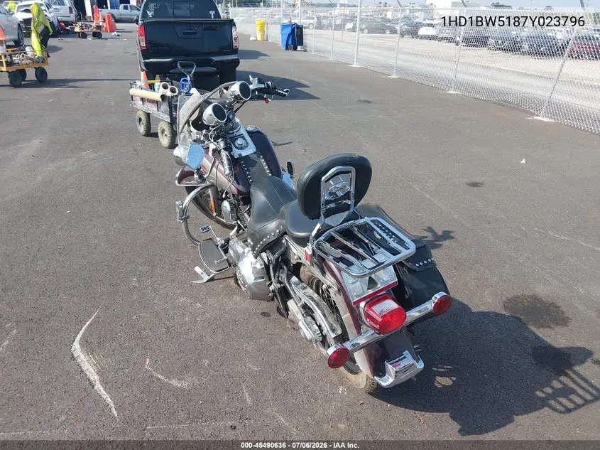 2007 Harley-Davidson Flstc VIN: 1HD1BW5187Y023796 Lot: 45490636