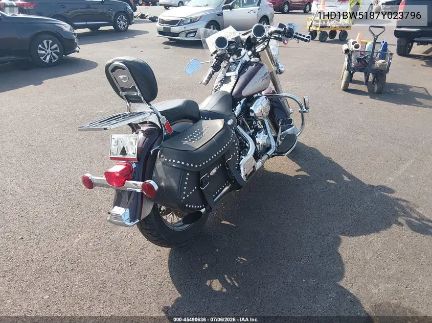 2007 Harley-Davidson Flstc VIN: 1HD1BW5187Y023796 Lot: 45490636