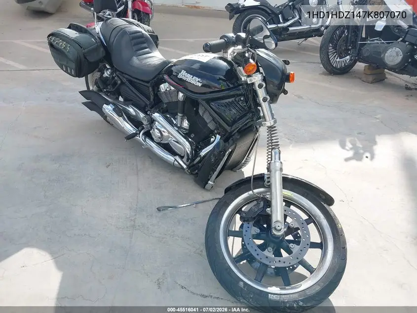 2007 Harley-Davidson Vrscd VIN: 1HD1HDZ147K807070 Lot: 45516041