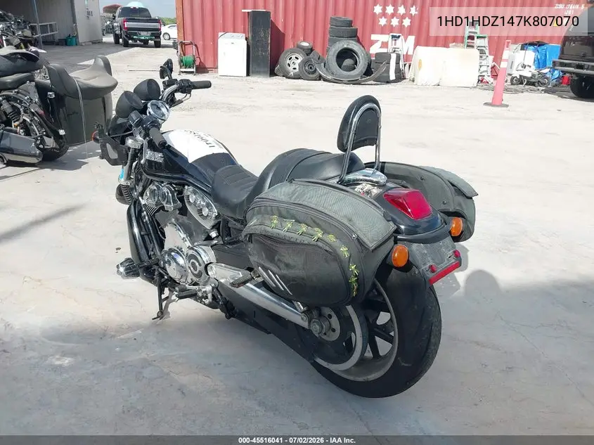 2007 Harley-Davidson Vrscd VIN: 1HD1HDZ147K807070 Lot: 45516041