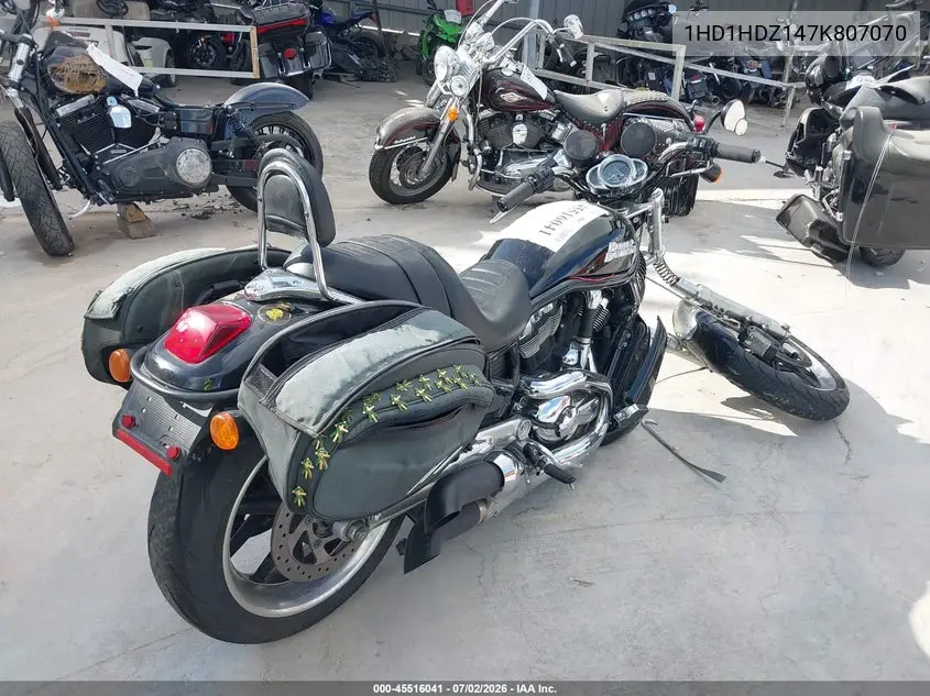 2007 Harley-Davidson Vrscd VIN: 1HD1HDZ147K807070 Lot: 45516041