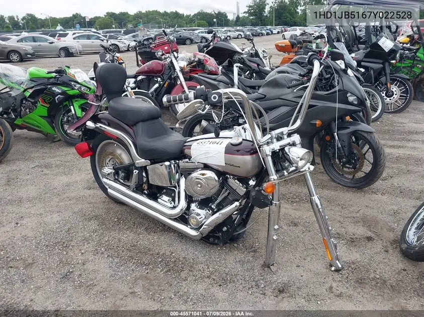 2007 Harley-Davidson Fxstd VIN: 1HD1JB5167Y022528 Lot: 45571041