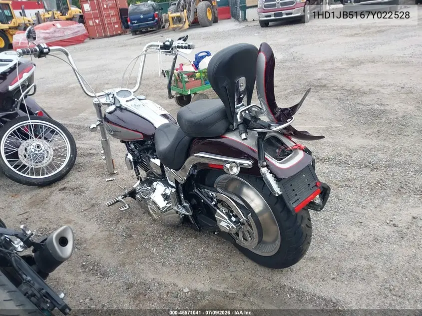 2007 Harley-Davidson Fxstd VIN: 1HD1JB5167Y022528 Lot: 45571041