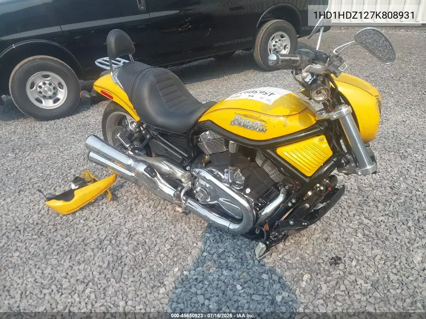 2007 Harley-Davidson Vrscd VIN: 1HD1HDZ127K808931 Lot: 45650923