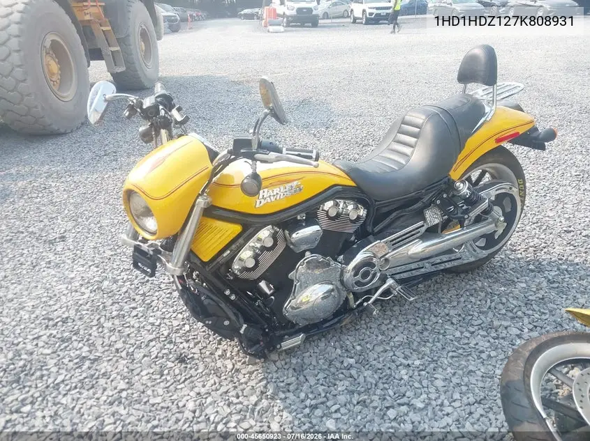 2007 Harley-Davidson Vrscd VIN: 1HD1HDZ127K808931 Lot: 45650923