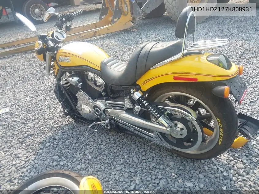 2007 Harley-Davidson Vrscd VIN: 1HD1HDZ127K808931 Lot: 45650923