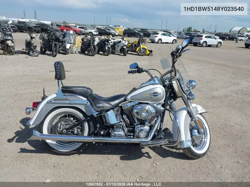 2008 Harley-Davidson Flstc VIN: 1HD1BW5148Y023540 Lot: 12657652