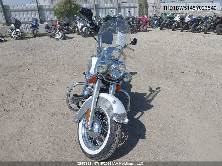 2008 Harley-Davidson Flstc VIN: 1HD1BW5148Y023540 Lot: 12657652