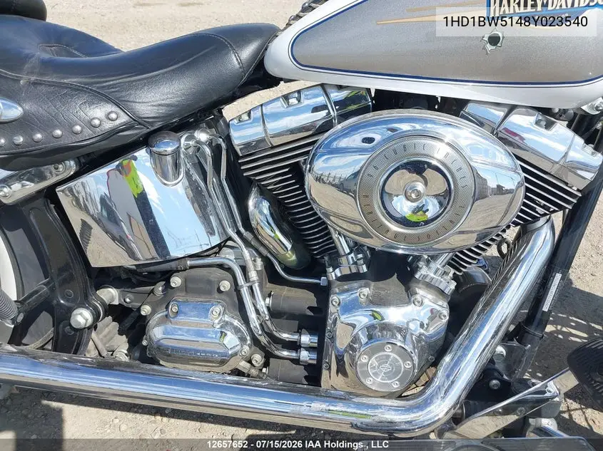 2008 Harley-Davidson Flstc VIN: 1HD1BW5148Y023540 Lot: 12657652