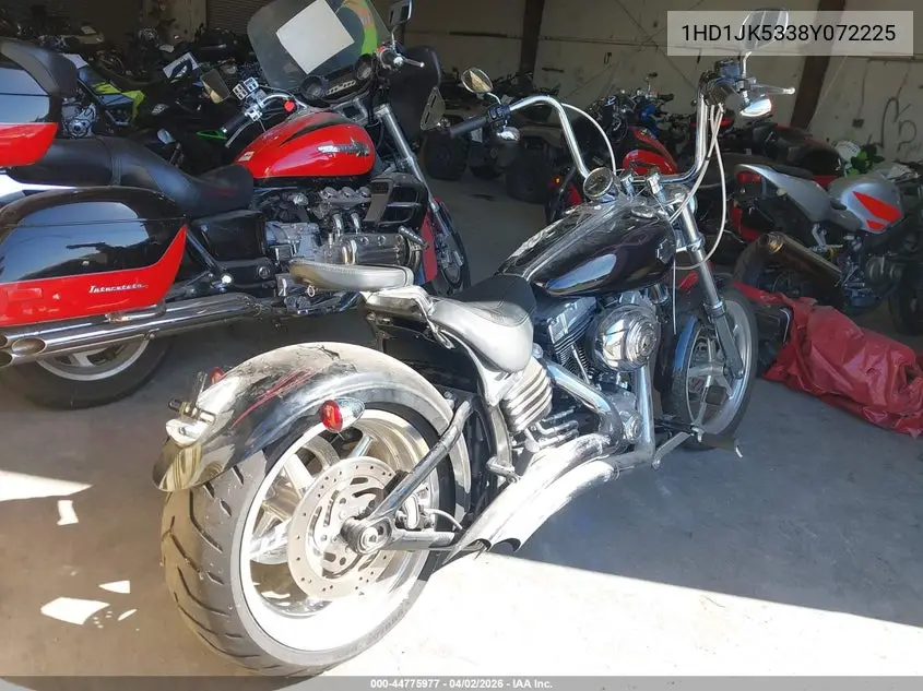 2008 Harley-Davidson Fxcwc VIN: 1HD1JK5338Y072225 Lot: 44775977
