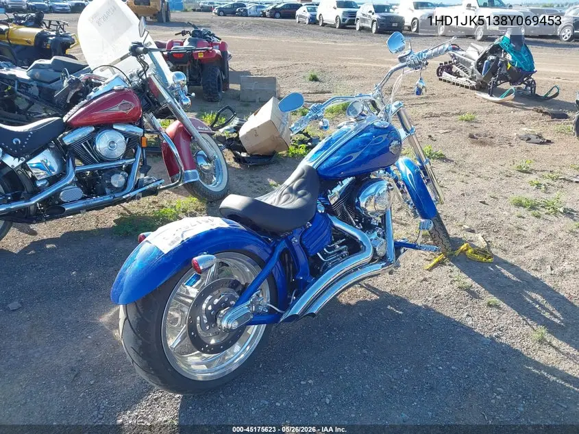 2008 Harley-Davidson Fxcwc VIN: 1HD1JK5138Y069453 Lot: 45175623