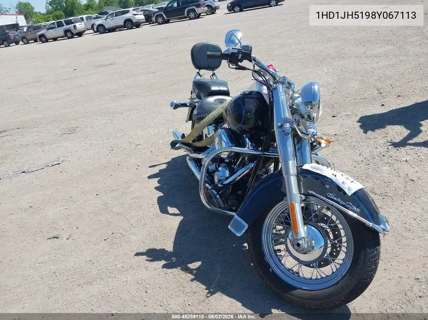 2008 Harley-Davidson Flstc Shrine VIN: 1HD1JH5198Y067113 Lot: 45259110