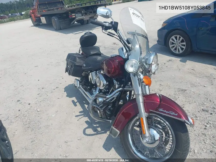 2008 Harley-Davidson Flstc VIN: 1HD1BW5108Y053845 Lot: 45297419