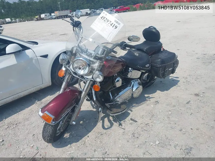 2008 Harley-Davidson Flstc VIN: 1HD1BW5108Y053845 Lot: 45297419