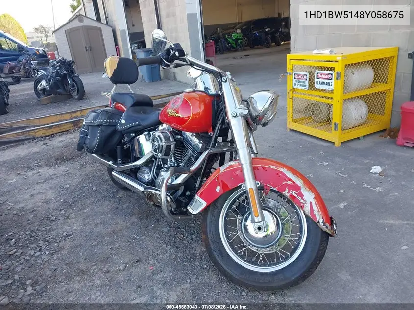 2008 Harley-Davidson Flstc VIN: 1HD1BW5148Y058675 Lot: 45563040