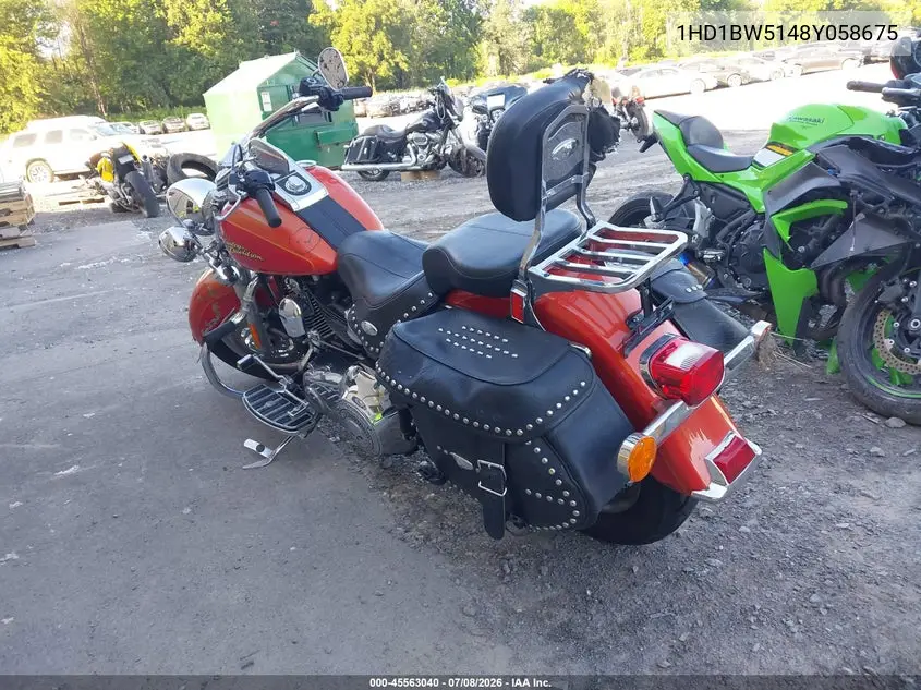 2008 Harley-Davidson Flstc VIN: 1HD1BW5148Y058675 Lot: 45563040