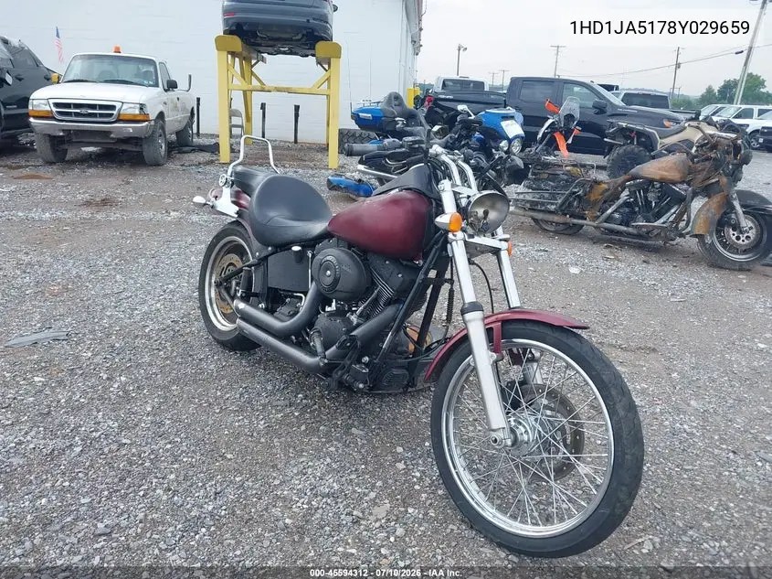 2008 Harley-Davidson Fxstb VIN: 1HD1JA5178Y029659 Lot: 45594312