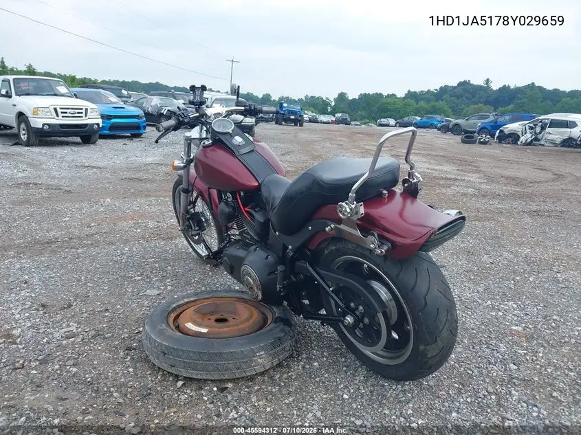 2008 Harley-Davidson Fxstb VIN: 1HD1JA5178Y029659 Lot: 45594312