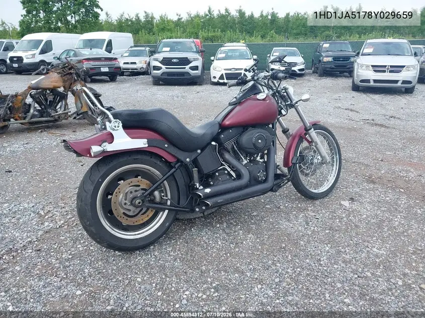 2008 Harley-Davidson Fxstb VIN: 1HD1JA5178Y029659 Lot: 45594312