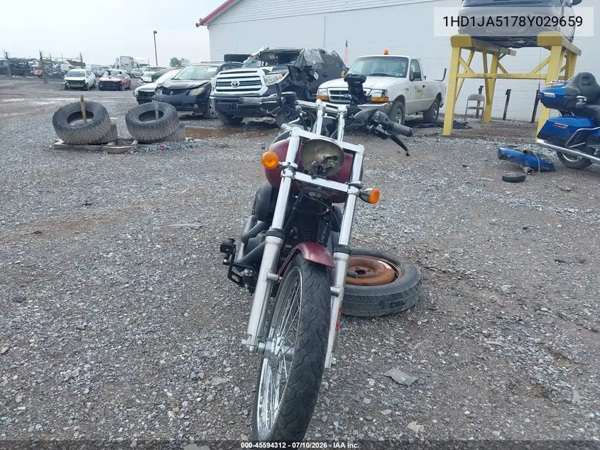 2008 Harley-Davidson Fxstb VIN: 1HD1JA5178Y029659 Lot: 45594312