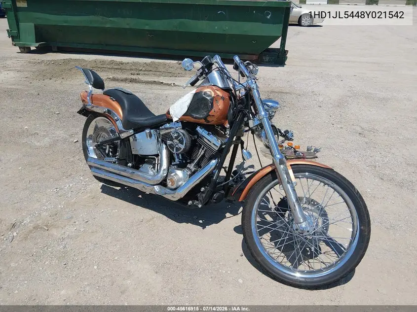 2008 Harley-Davidson Fxstc 105Th Anniversary Edition VIN: 1HD1JL5448Y021542 Lot: 45616915