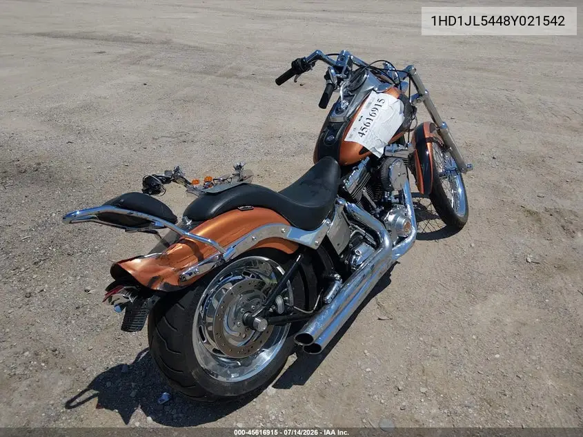 2008 Harley-Davidson Fxstc 105Th Anniversary Edition VIN: 1HD1JL5448Y021542 Lot: 45616915