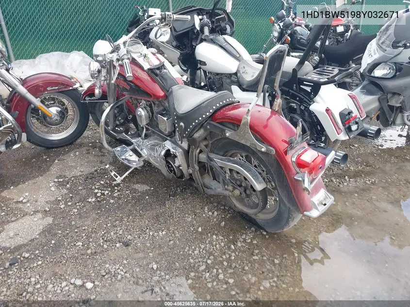 2008 Harley-Davidson Flstc VIN: 1HD1BW5198Y032671 Lot: 45625635