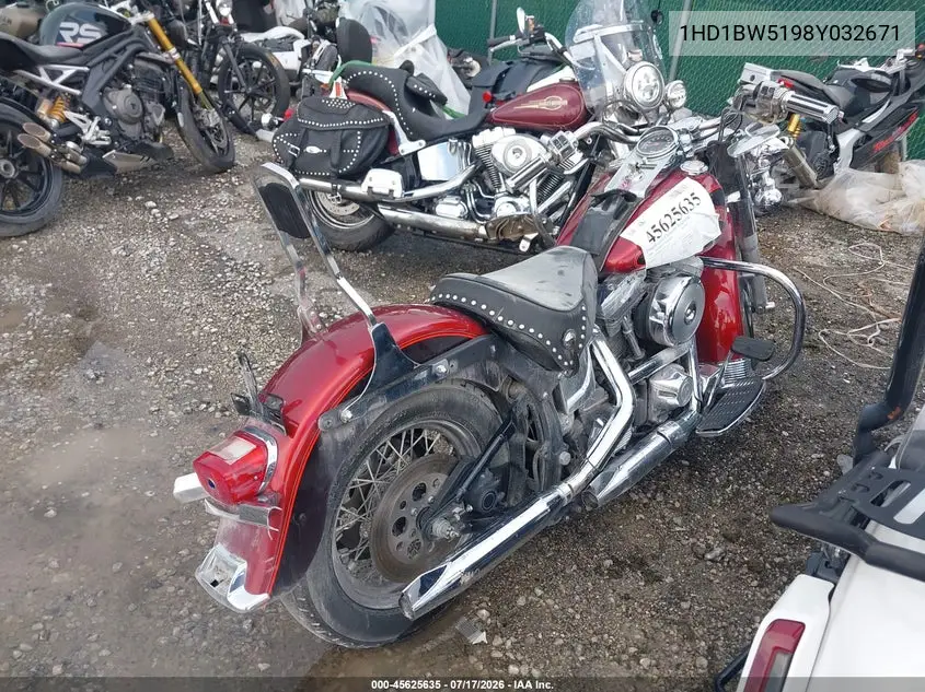 2008 Harley-Davidson Flstc VIN: 1HD1BW5198Y032671 Lot: 45625635