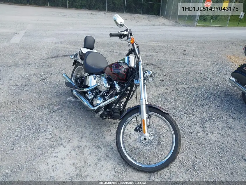 2009 Harley-Davidson Fxstc VIN: 1HD1JL5149Y043175 Lot: 45489996