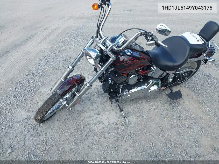2009 Harley-Davidson Fxstc VIN: 1HD1JL5149Y043175 Lot: 45489996