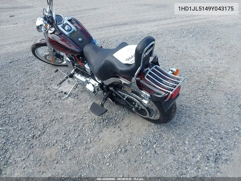 2009 Harley-Davidson Fxstc VIN: 1HD1JL5149Y043175 Lot: 45489996