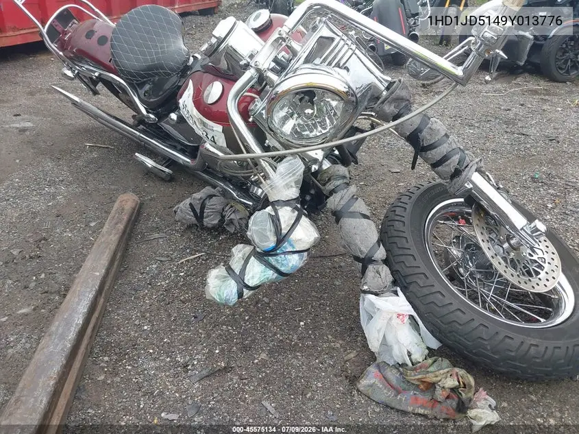 2009 Harley-Davidson Flstn VIN: 1HD1JD5149Y013776 Lot: 45575134