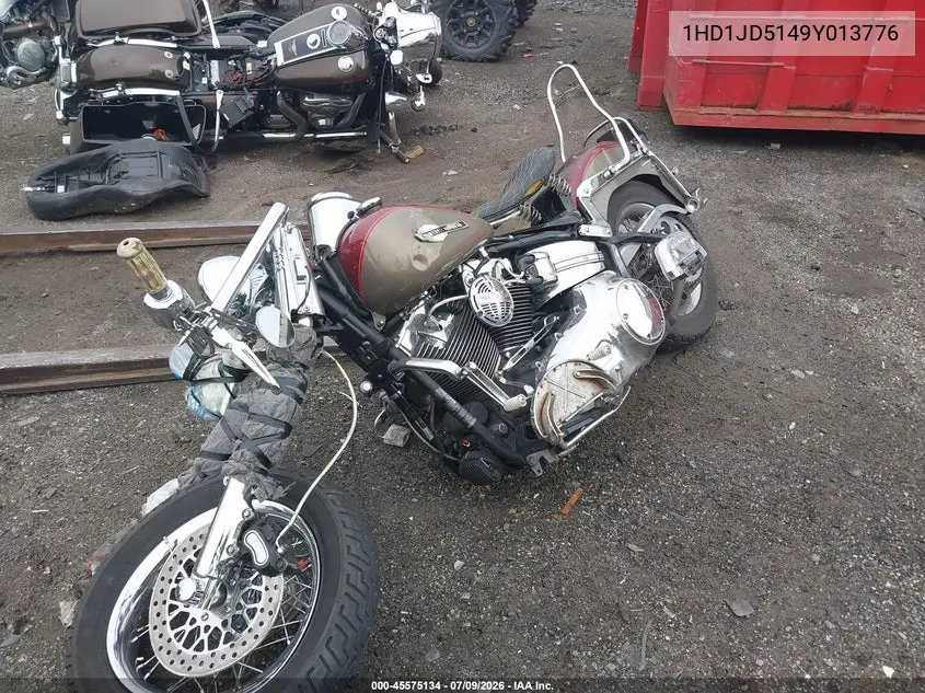 2009 Harley-Davidson Flstn VIN: 1HD1JD5149Y013776 Lot: 45575134