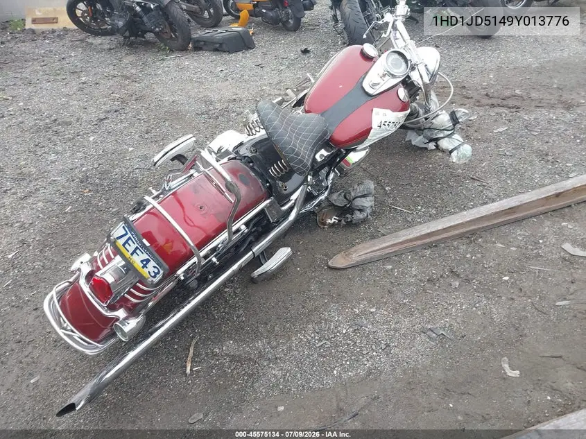 2009 Harley-Davidson Flstn VIN: 1HD1JD5149Y013776 Lot: 45575134