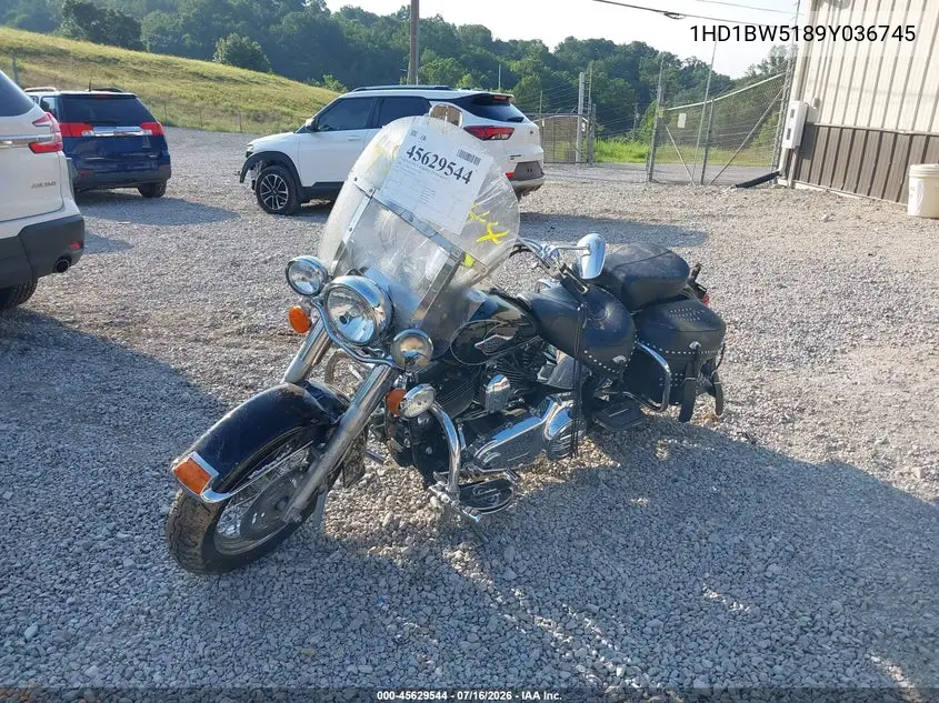 2009 Harley-Davidson Flstc VIN: 1HD1BW5189Y036745 Lot: 45629544