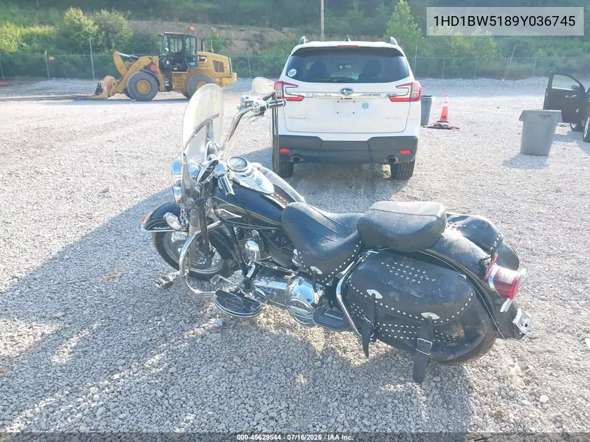 2009 Harley-Davidson Flstc VIN: 1HD1BW5189Y036745 Lot: 45629544