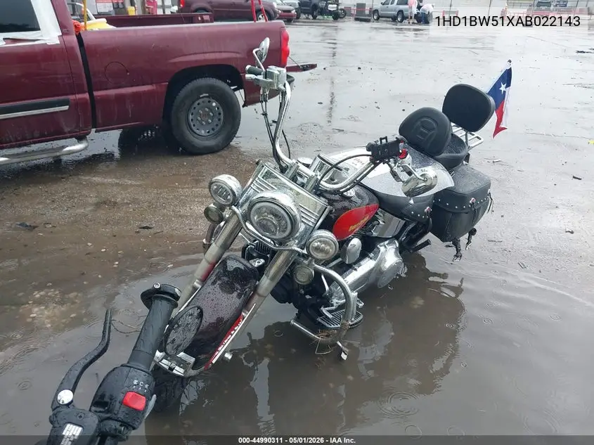 2010 Harley-Davidson Flstc VIN: 1HD1BW51XAB022143 Lot: 44990311