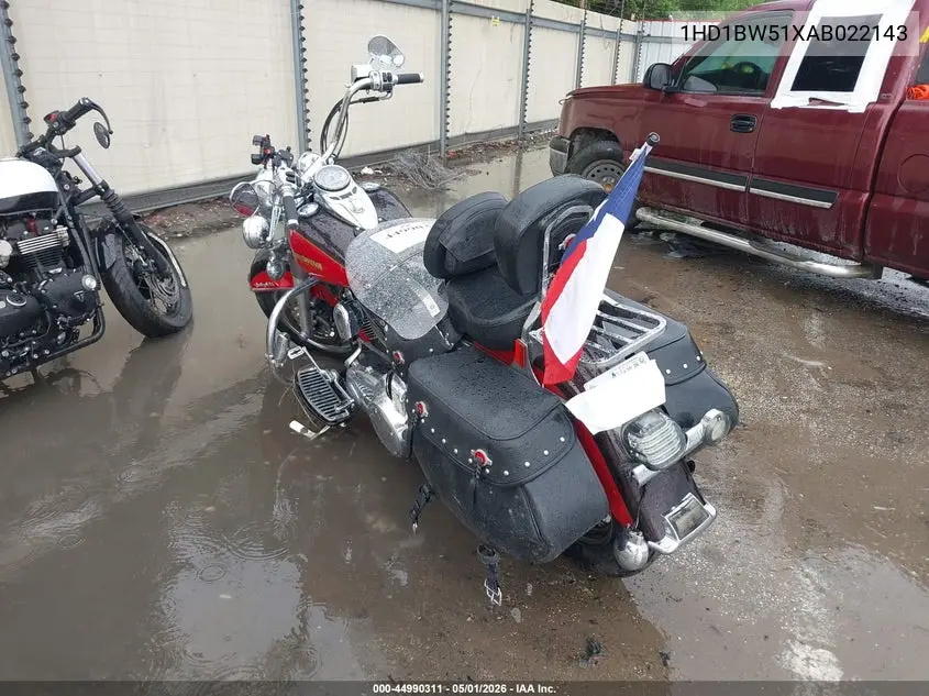 2010 Harley-Davidson Flstc VIN: 1HD1BW51XAB022143 Lot: 44990311
