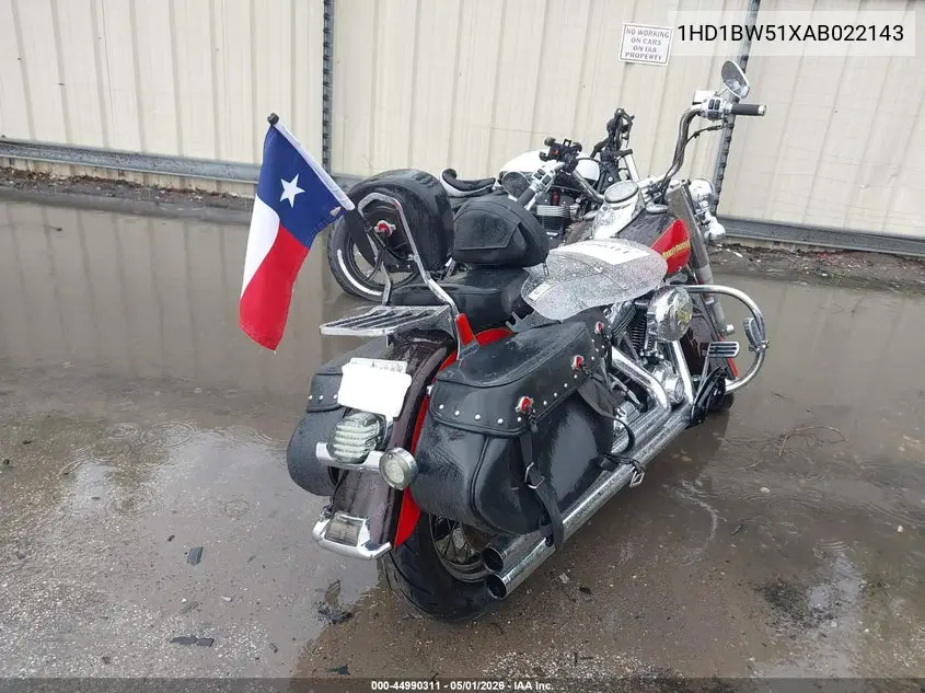 2010 Harley-Davidson Flstc VIN: 1HD1BW51XAB022143 Lot: 44990311