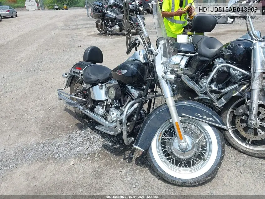 2010 Harley-Davidson Flstn VIN: 1HD1JD515AB043909 Lot: 45492972