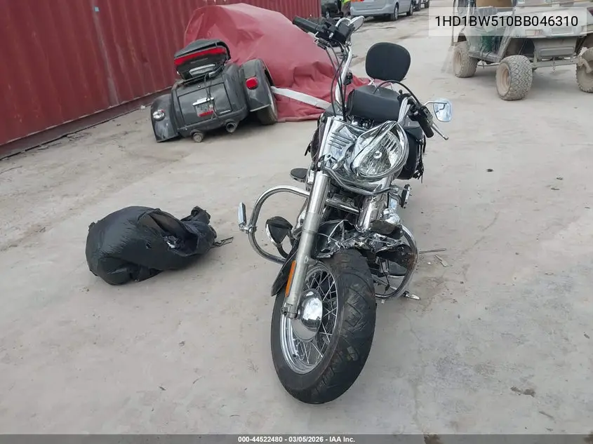 2011 Harley-Davidson Flstc VIN: 1HD1BW510BB046310 Lot: 44522480