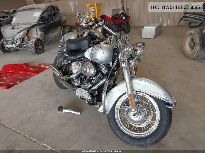 2011 Harley-Davidson Flstc VIN: 1HD1BW511BB025885 Lot: 44956803