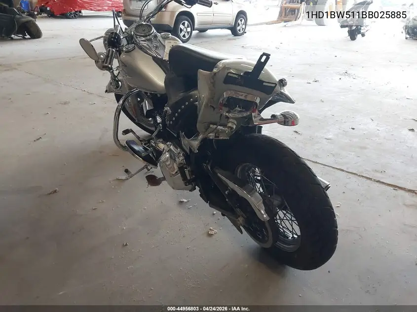 2011 Harley-Davidson Flstc VIN: 1HD1BW511BB025885 Lot: 44956803