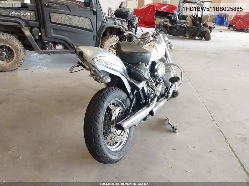 2011 Harley-Davidson Flstc VIN: 1HD1BW511BB025885 Lot: 44956803