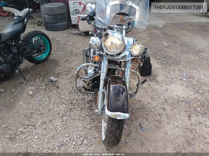 2011 Harley-Davidson Flstn VIN: 1HD1JD51XBB017291 Lot: 45273120