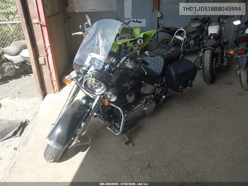 2011 Harley-Davidson Flstn VIN: 1HD1JD518BB045994 Lot: 45525059