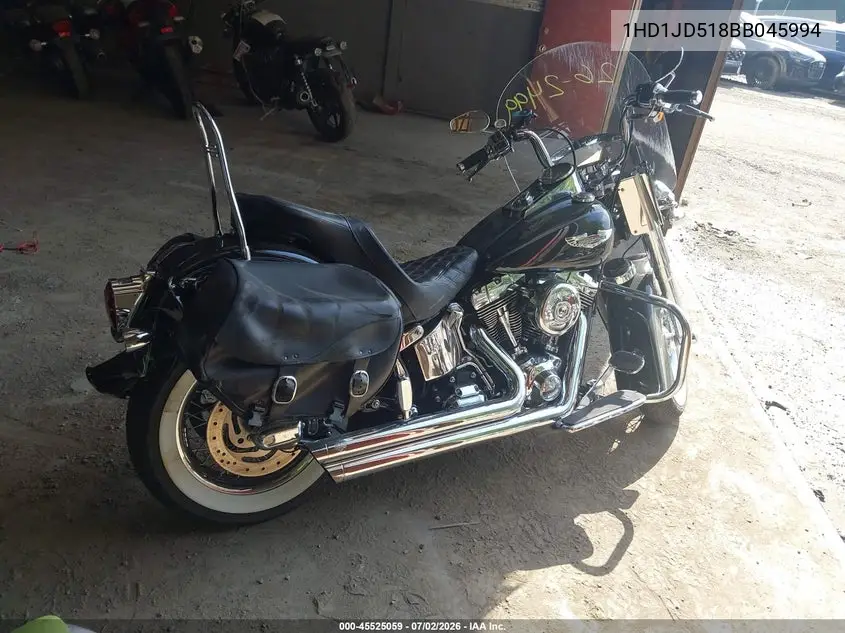 2011 Harley-Davidson Flstn VIN: 1HD1JD518BB045994 Lot: 45525059