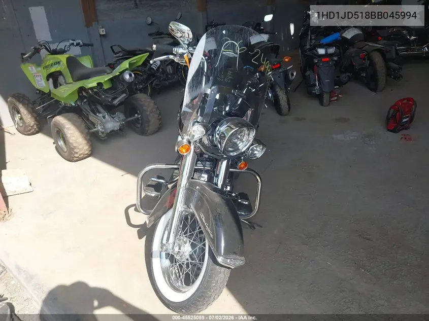 2011 Harley-Davidson Flstn VIN: 1HD1JD518BB045994 Lot: 45525059