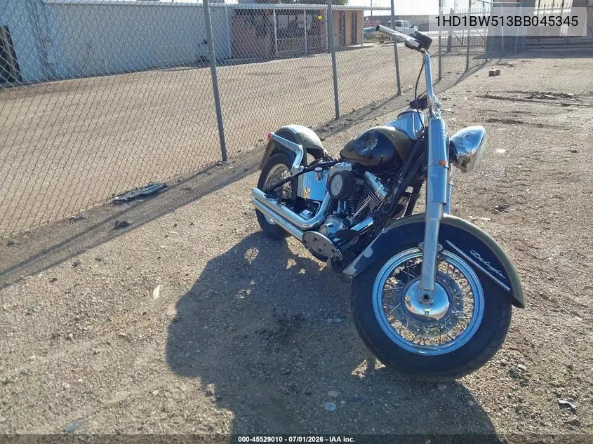 2011 Harley-Davidson Flstc VIN: 1HD1BW513BB045345 Lot: 45529010